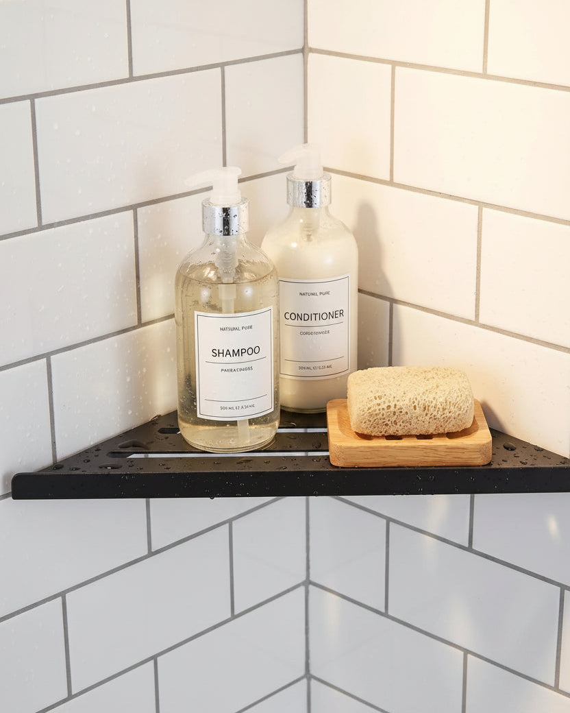 Stainless Steel Corner Shower Shelf