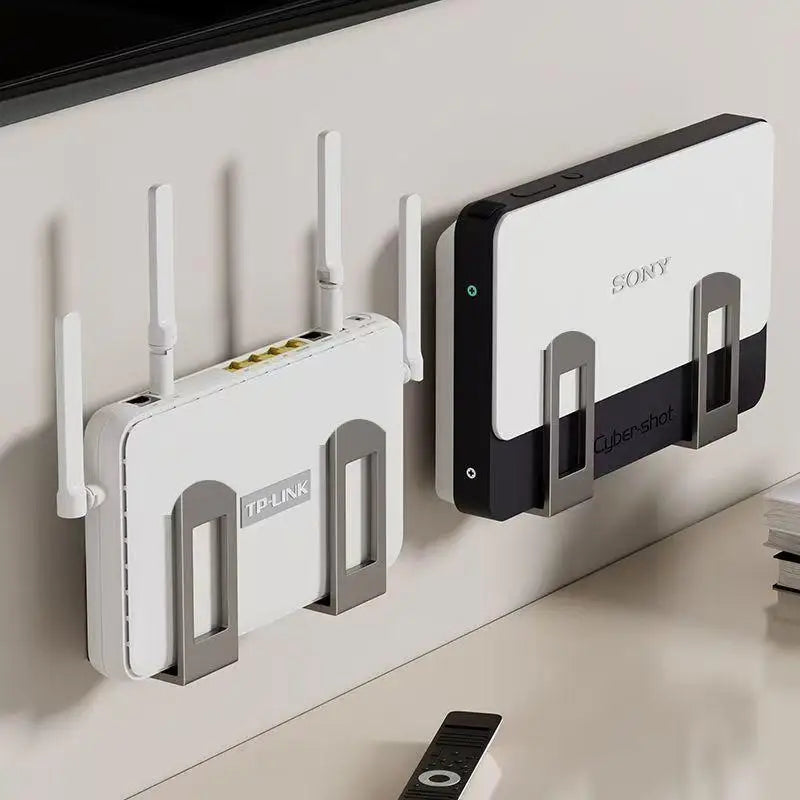Wall-Mounted WiFi Router Storage Rack