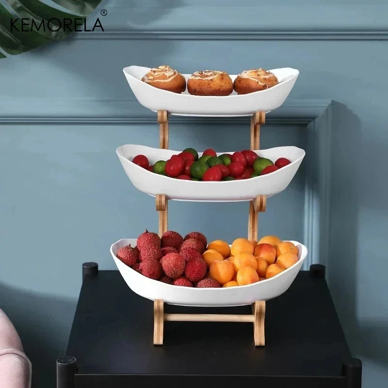 Multi Tiered Fruit Plates & Snack Stand