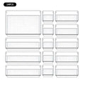Clear Drawer Divider Organizer Set