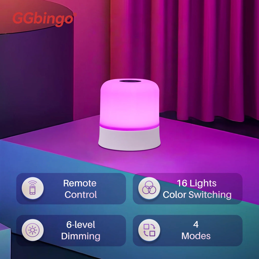 Rechargeable Touch RGB Night Light