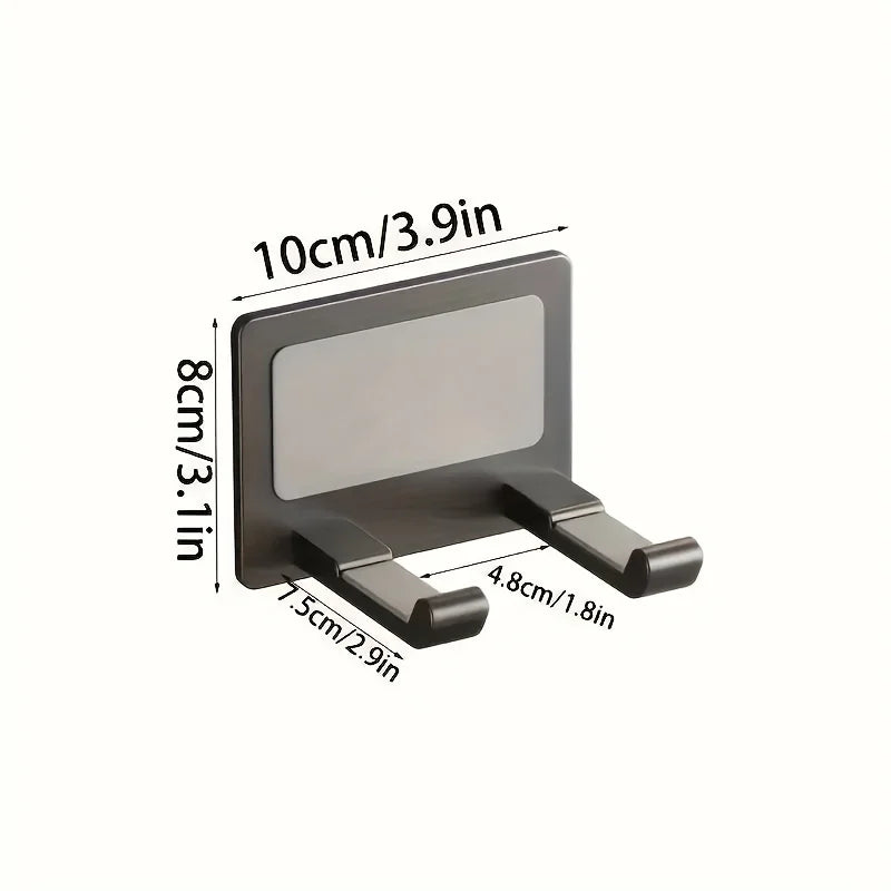 No-Drill Aluminum Hair Dryer Rack