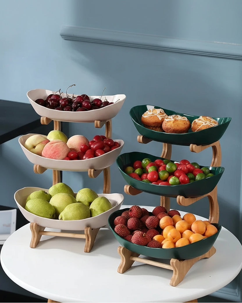 Multi Tiered Fruit Plates & Snack Stand
