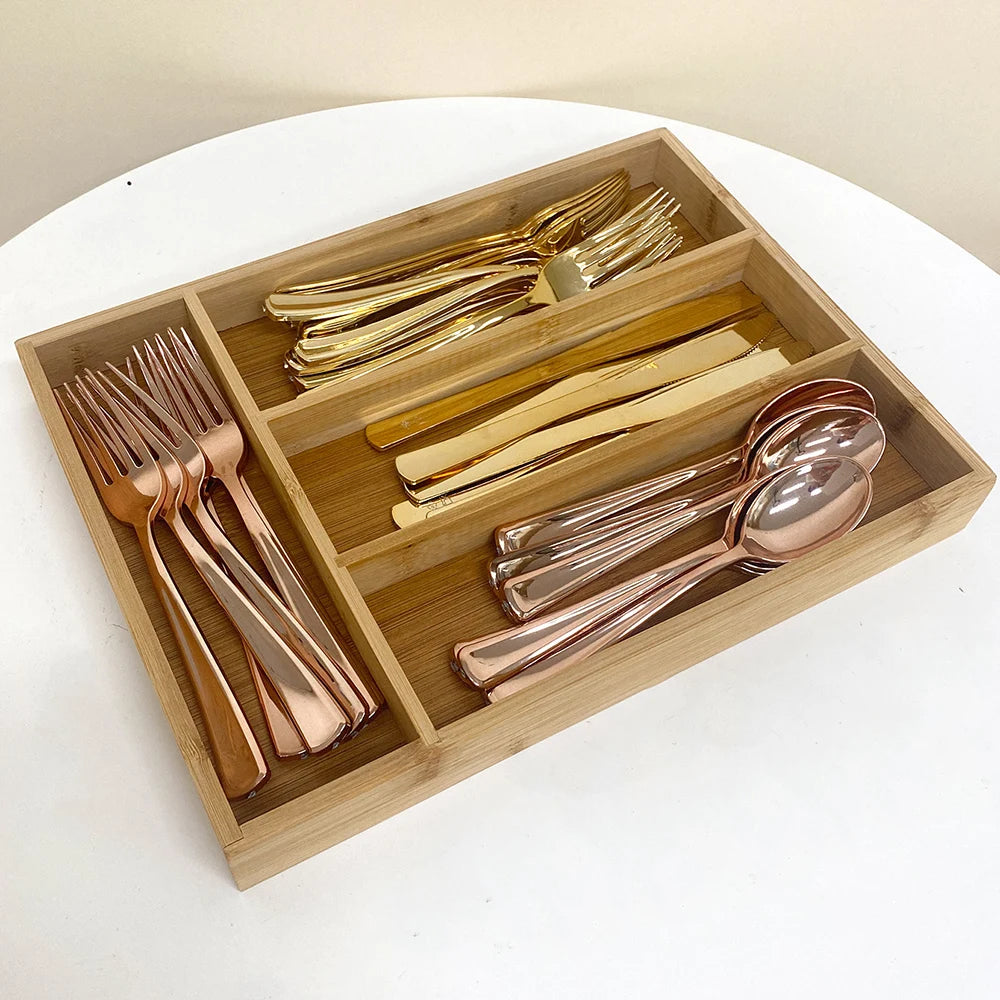 Bamboo Cutlery Divider Tray