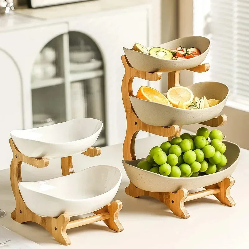Multi Tiered Fruit Plates & Snack Stand