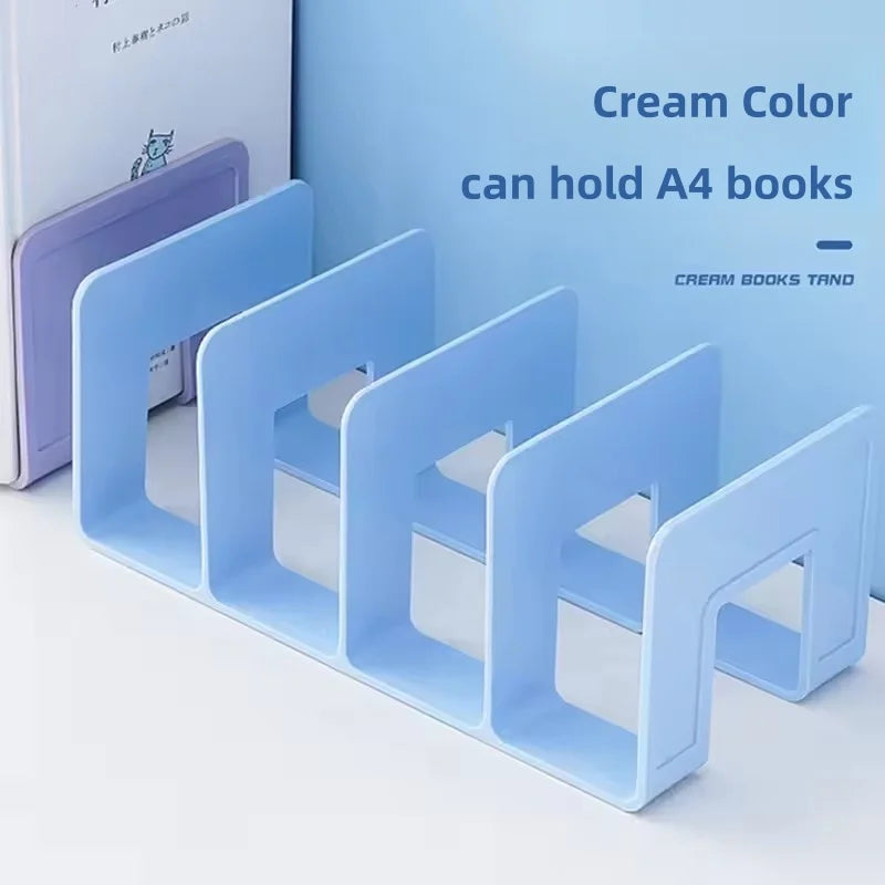 4-Compartment Desktop Bookend Organizer