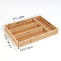 Bamboo Cutlery Divider Tray