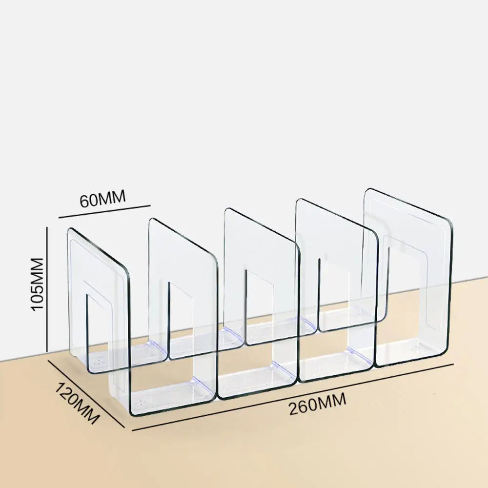 4-Compartment Desktop Bookend Organizer