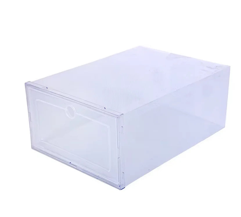 Stackable Transparent Shoe Boxes (6-Pack)